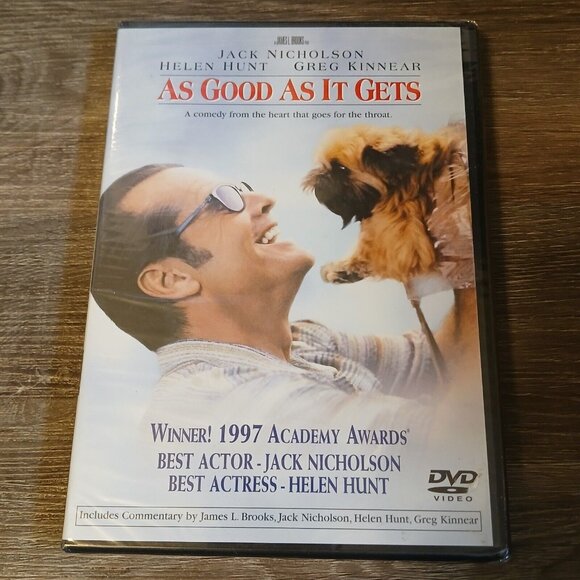 As Good as It Gets DVD 1998 Jack Nicholson Helen Hunt Comedy Movie Sealed - Picture 1 of 6
